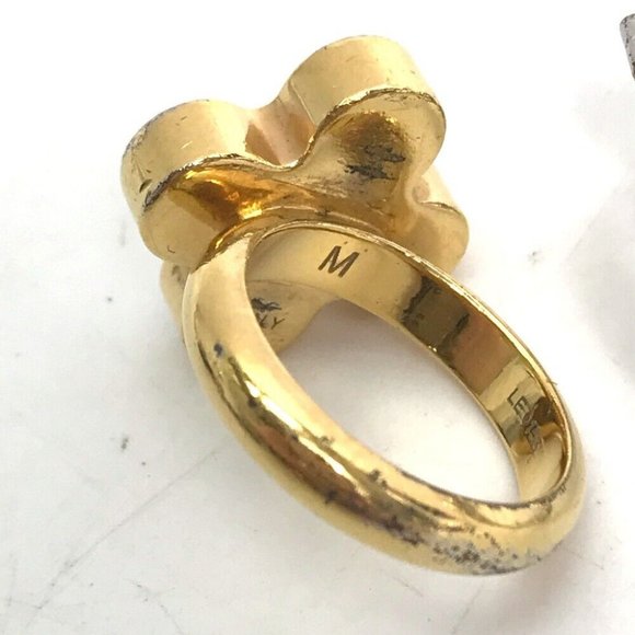 Auth LOUIS VUITTON M65247 Rhinestone Berg-Love Letters Rhinestone 2-piece set Ri - Picture 8 of 8